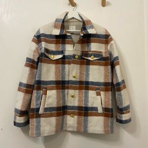 Joie - Women’s size Small: plaid jacket/shacket